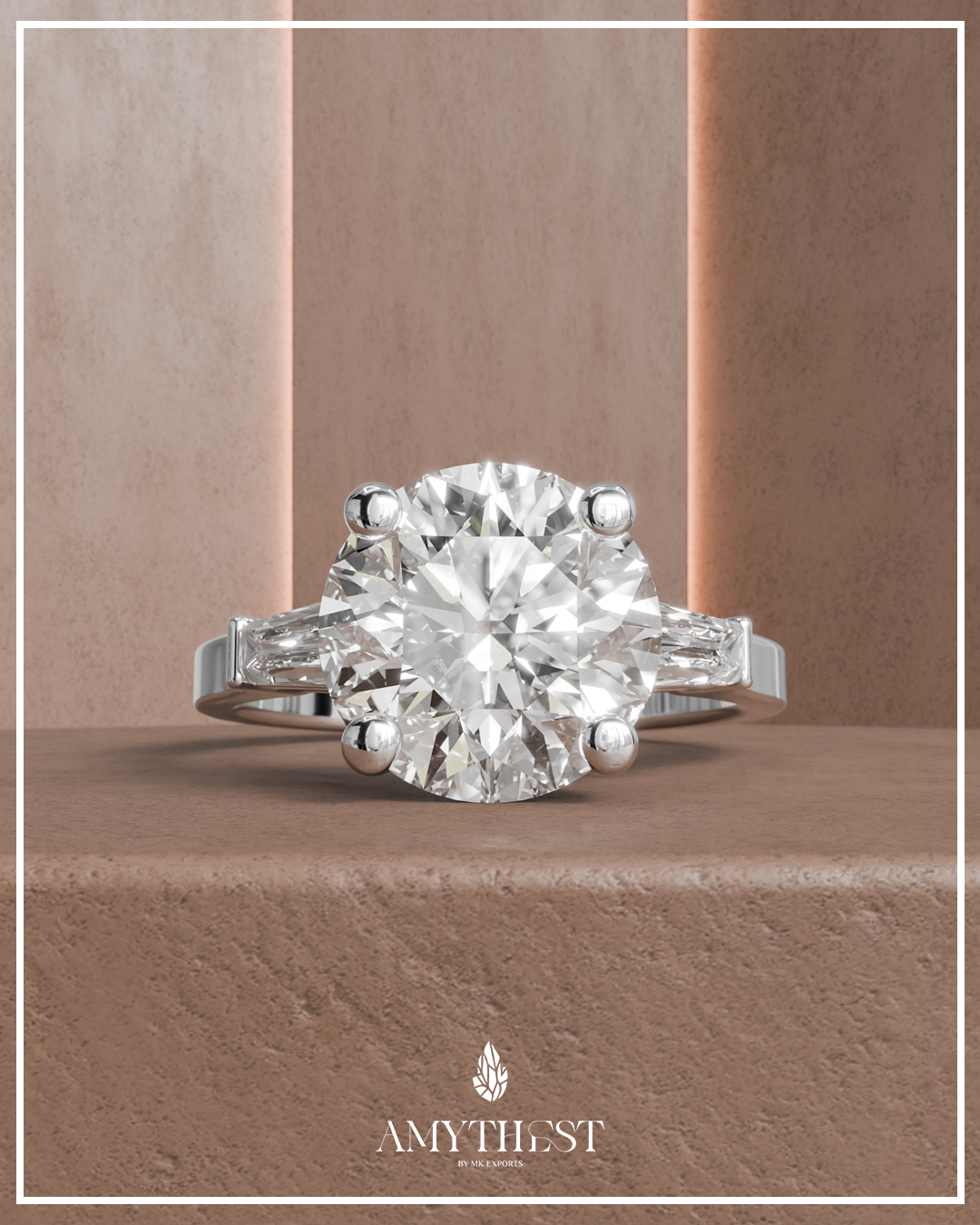 Crystal Charm Ring