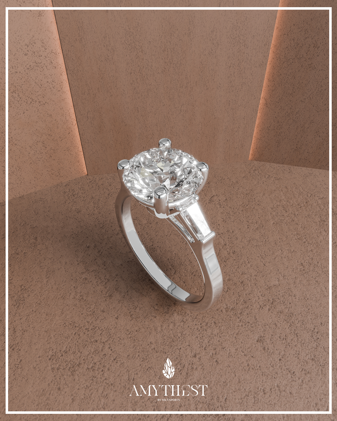 Crystal Charm Ring
